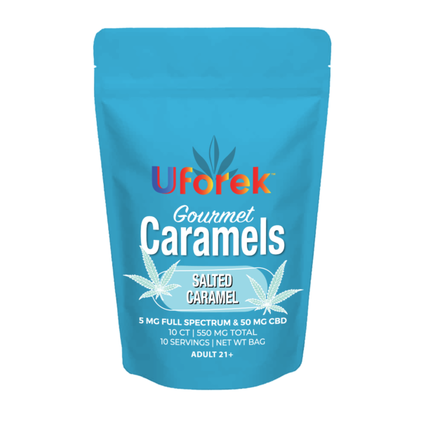 Gourmet 5-50 Full Spectrum Hemp  Caramels Salted Caramel